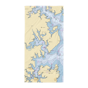 Harmony Marina (Churchton, MD) NOAA Chart Towel