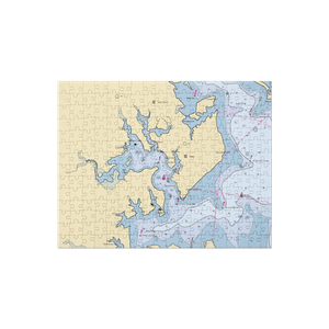 West River Yacht Club (Churchton, MD) NOAA Chart Jigsaw Puzzle