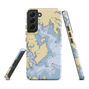 Sagamore Blue Anchor Yacht Basin (Churchton, MD) NOAA Chart Samsung Phone Case