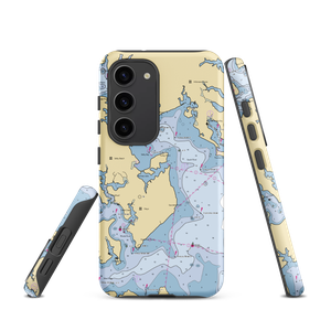 Sagamore Blue Anchor Yacht Basin (Churchton, MD) NOAA Chart Samsung Phone Case