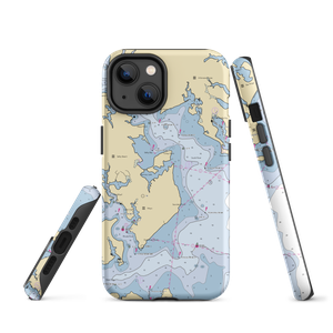 Sagamore Blue Anchor Yacht Basin (Churchton, MD) NOAA Chart  Tough iPhone Case