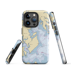 Sagamore Blue Anchor Yacht Basin (Churchton, MD) NOAA Chart  Tough iPhone Case