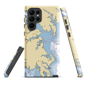 Bert Jabin's Yacht Yard (Annapolis, MD) NOAA Chart Samsung Phone Case