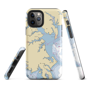 Bert Jabin's Yacht Yard (Annapolis, MD) NOAA Chart  Tough iPhone Case