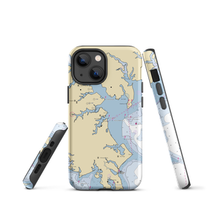 Bert Jabin's Yacht Yard (Annapolis, MD) NOAA Chart  Tough iPhone Case