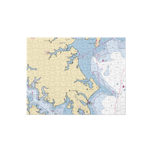 Chesapeake Harbour Marina (Annapolis, MD) NOAA Chart Jigsaw Puzzle