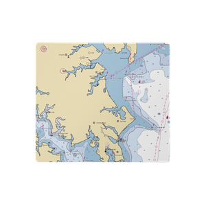 Chesapeake Harbour Marina (Annapolis, MD) NOAA Chart  Gaming Mouse Pad