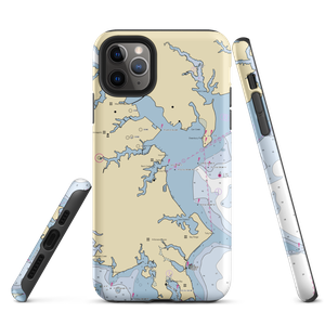 The Marina at Nautilus Point (Annapolis, MD) NOAA Chart  Tough iPhone Case