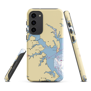 US Naval Academy - off limits to private vessels (Annapolis, MD) NOAA Chart Samsung Phone Case