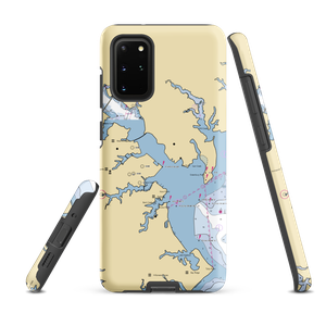 US Naval Academy - off limits to private vessels (Annapolis, MD) NOAA Chart Samsung Phone Case