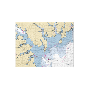 Carr Creek Marina (Annapolis, MD) NOAA Chart Jigsaw Puzzle