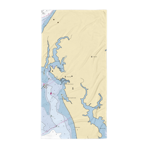 Haven Harbour South (Rock Hall, MD) NOAA Chart Towel