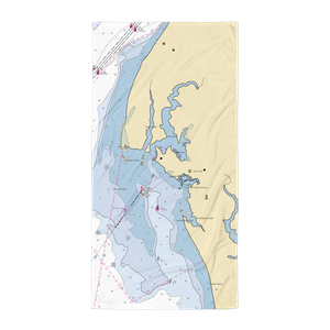 Rock Hall Marine Railway (Rock Hall, MD) NOAA Chart Towel