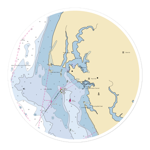 Moonlight Bay Marina & Inn Rock Hall (Rock Hall, MD) NOAA Chart Sticker
