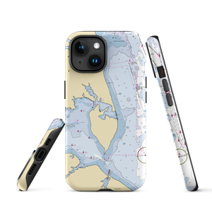 Gibson Island Yacht Squadron (Annapolis, MD) NOAA Chart  Tough iPhone Case