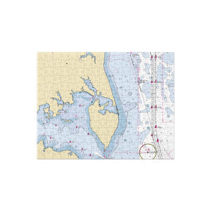 Gibson Island Yacht Squadron (Annapolis, MD) NOAA Chart Jigsaw Puzzle