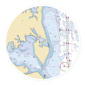 Gibson Island Yacht Squadron (Annapolis, MD) NOAA Chart Sticker