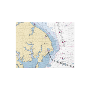 Sandy Point State Park Marina (Annapolis, MD) NOAA Chart Jigsaw Puzzle