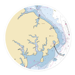 Hinckley Yacht Services - Annapolis (Annapolis, MD) NOAA Chart Sticker