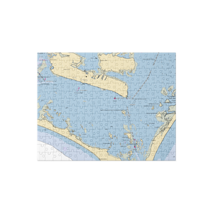 Calico Jacks Marina and Inn (Beaufort, NC) NOAA Chart Jigsaw Puzzle