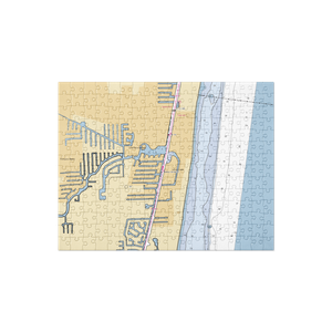 Aquamarina Oceanside (Pompano Beach, FL) NOAA Chart Jigsaw Puzzle