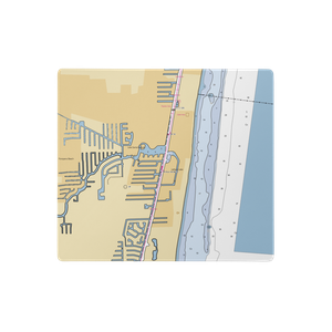 Aquamarina Oceanside (Pompano Beach, FL) NOAA Chart  Gaming Mouse Pad