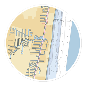 Aquamarina Oceanside (Pompano Beach, FL) NOAA Chart Sticker