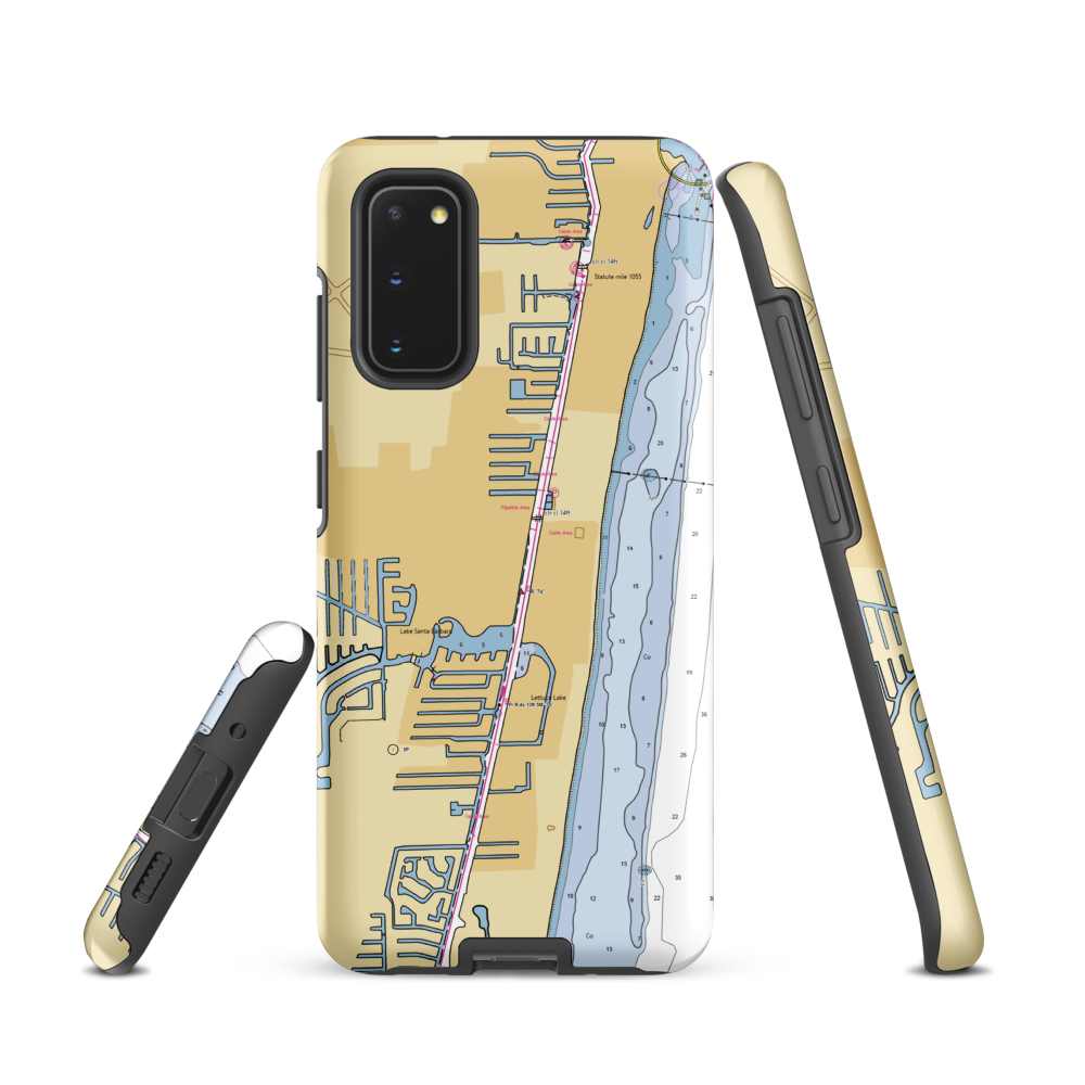 Taha Marine Center (Pompano Beach, FL) NOAA Chart Samsung Phone Case Samsung Galaxy S20 model shown