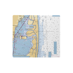 North Beach Marina (Miami, FL) NOAA Chart  Gaming Mouse Pad