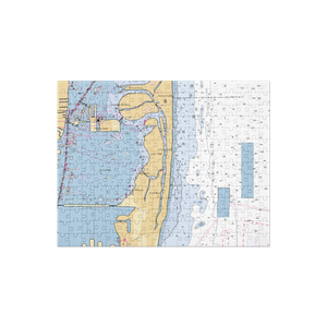 Palm Bay Club Marina (Miami, FL) NOAA Chart Jigsaw Puzzle