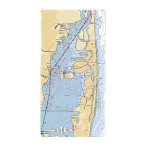 Pelican Harbor Marina (Miami, FL) NOAA Chart Towel