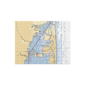 Jockey Club Marina (Miami, FL) NOAA Chart Jigsaw Puzzle