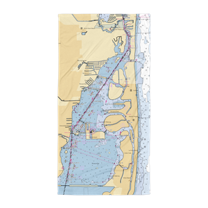 Jockey Club Marina (Miami, FL) NOAA Chart Towel