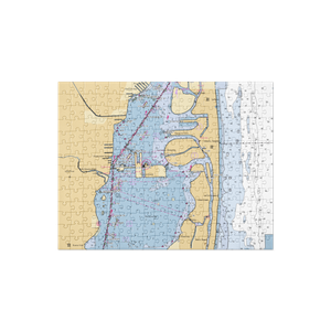 Best Western On the Bay and Marina (Miami Beach, FL) NOAA Chart Jigsaw Puzzle