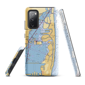 North Bay Landing Marina (Miami Beach, FL) NOAA Chart Samsung Phone Case