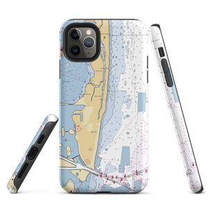 Fontainebleau Marina (Miami Beach, FL) NOAA Chart  Tough iPhone Case