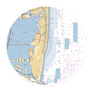 Fontainebleau Marina (Miami Beach, FL) NOAA Chart Sticker