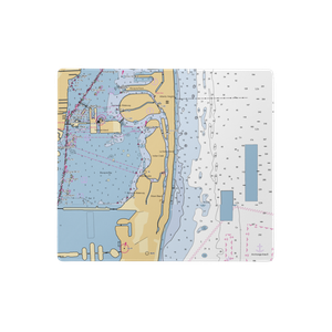 Collins Ave Marina (Miami Beach, FL) NOAA Chart  Gaming Mouse Pad