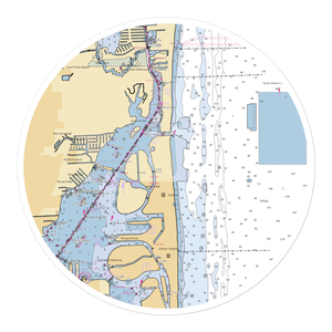 Bal Harbour Yacht Club (Miami, FL) NOAA Chart Sticker