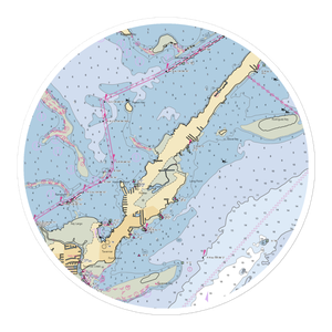 Snapper's Waterfront Accommodations & Marina (Islamorada, FL) NOAA Chart Sticker