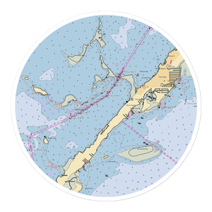 Sheraton Beach Resort Marina (Islamorada, FL) NOAA Chart Sticker