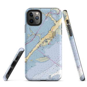 Catamaran Boatyard (Islamorada, FL) NOAA Chart  Tough iPhone Case