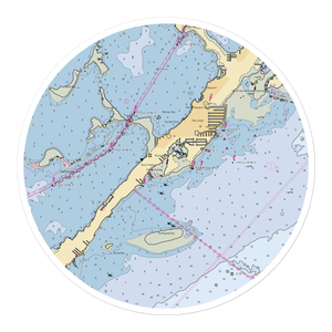 Catamaran Boatyard (Islamorada, FL) NOAA Chart Sticker