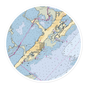 Upper Keys Sailing Club (Islamorada, FL) NOAA Chart Sticker