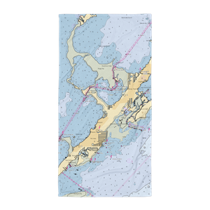 Calusa Camp Resort Marina (Islamorada, FL) NOAA Chart Towel