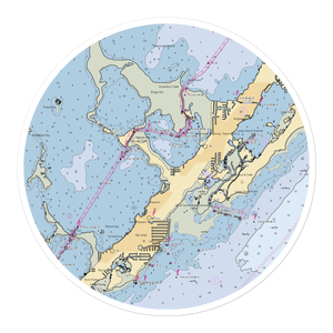 Calusa Camp Resort Marina (Islamorada, FL) NOAA Chart Sticker