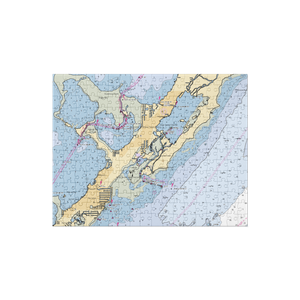 Key Largo Kampground & Marina (Islamorada, FL) NOAA Chart Jigsaw Puzzle