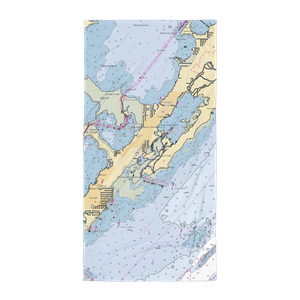 Key Largo Kampground & Marina (Islamorada, FL) NOAA Chart Towel