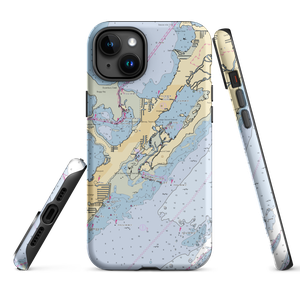 John Pennekamp State Park Marina (Islamorada, FL) NOAA Chart  Tough iPhone Case