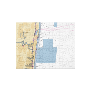 Marina One Yacht Club & Marina (Boca Raton, FL) NOAA Chart Jigsaw Puzzle